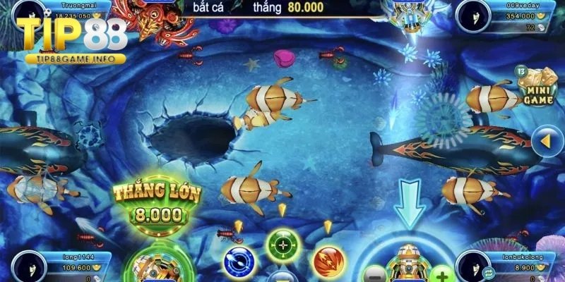 Bắn cá rùa xanh TIP88 cực chiến