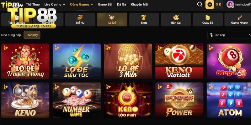 Tổng quát về xổ số TIP88